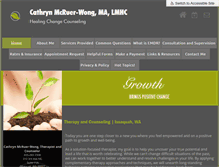 Tablet Screenshot of healingchangecounseling.com